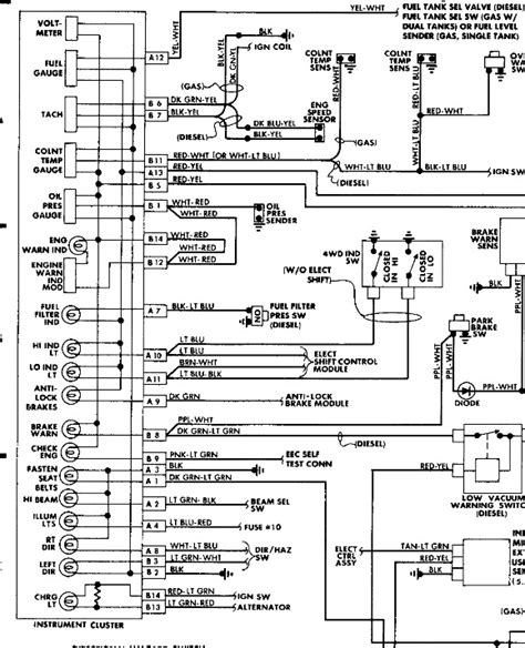 taillight wiring diagram 1988 ford bronco 